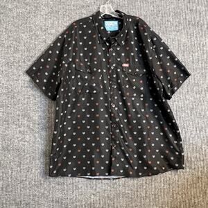 Dixxon Flannel Mens Button Up Shirt Size 3X Form And Function Wrench Hammer